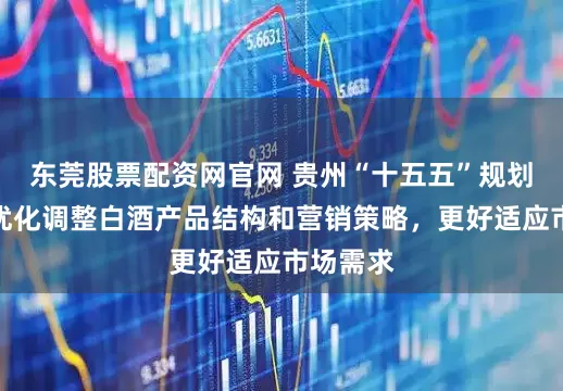 东莞股票配资网官网 贵州“十五五”规划建议：优化调整白酒产品结构和营销策略，更好适应市场需求